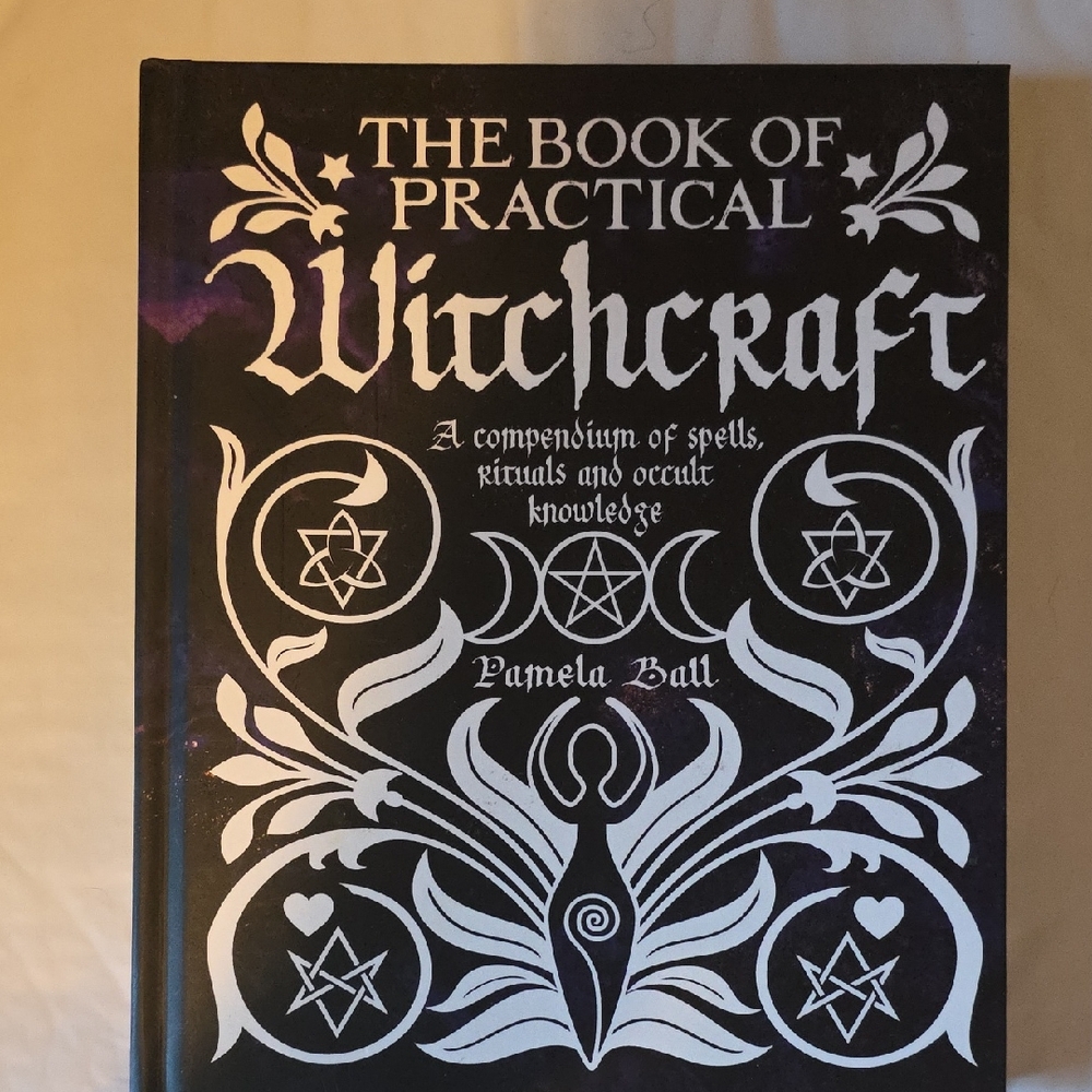 Mystical Black and White Wall Decor - The Book of Practical Witchcraft